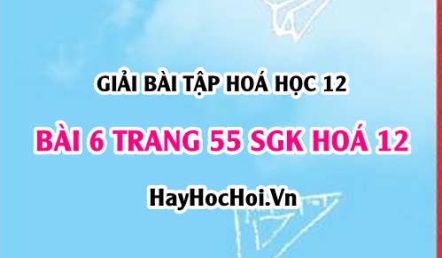 Giải bài 6 trang 55 SGK Hoá 12: Tính chất hoá học của Peptit và Protein